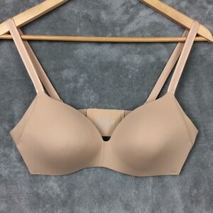 Knix 36B Beige Everyday Wirefree T-Shirt Bra Smooth Comfort Adjustable